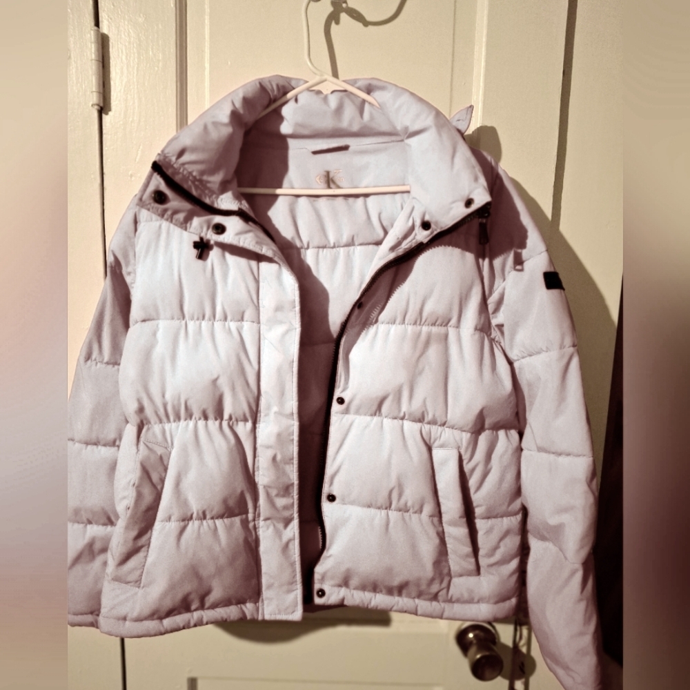 Calvin Klein Dark Pink Puffer Jacket S (Chi026)